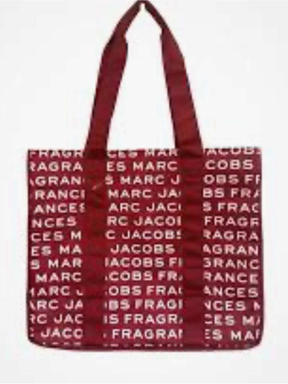 Marc Jacobs Red Logo Tote Bag